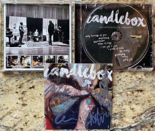 Candlebox Disappearing In Airports Cd W/ Autographed Booklet 2016 Signed Sharpie