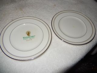 2 Waterford Padova Round 6 Inch Bread & Butter Plates Nwt 