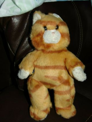 Miniature With Elastic Kitty Orange Tabby Cat Plush Toy Babw Build A Bear