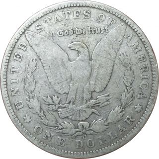 KEY DATE 1893 - O Morgan Silver Dollar Fine Details - bce 2