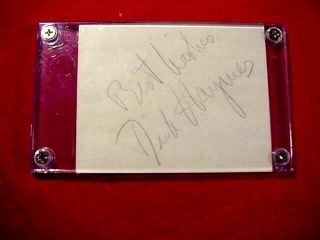Dick Haymes Signed Autographed Signature Cut W/ Certificate Of Authenticity