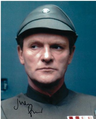 Julian Glover Star Wars Signed General Veers Esb Autograph 8x10 Aw