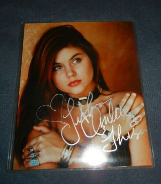 Tiffani Amber Thiessen Signed Photo Picture 8x10 Autograph Auto Saved Bell