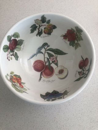 Pomona Portmeirion Large Round Salad Serving Bowl 11” X 8” Made In England