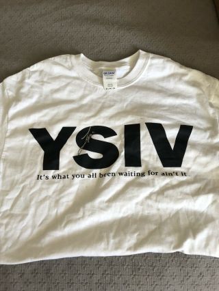 Logic Rapper Real Hand Signed Medium Sized T - Shirt Autographed Ysiv