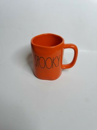 Rae Dunn Orange Spooky Mug Halloween Ships Fast