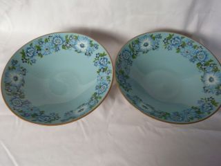 Set Of 2 Taylor,  Smith & Taylor Azura 10 " Round Vegetable Bowls 726423