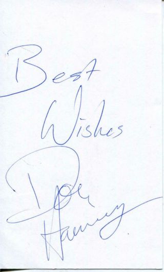 Don Harvey Autograph Actor In Die Hard Ii Superan Batman Beyond Signed Card