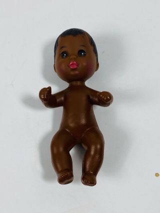 1973 Mattel Barbie Doll Happy Family African American Black Krissy Baby Figure
