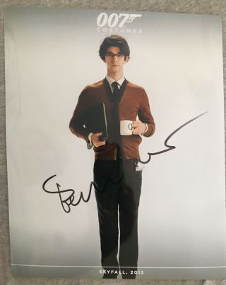 Ben Whishaw Q James Bond Hand Signed Autographed 8 X 10 Photo W/coa