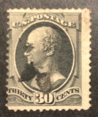 Tdstamps: Us Stamps Scott 154 30c Hamilton Lightly Crease Cv$300.  00