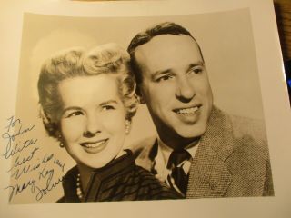 Vintage Tv History:signed Photo Performers Mary Kay & Johnny 1st Sitcom 1947