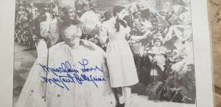 Wizard of Oz Munchkin Margaret Pellegrini Signed Autographed Photograph 2