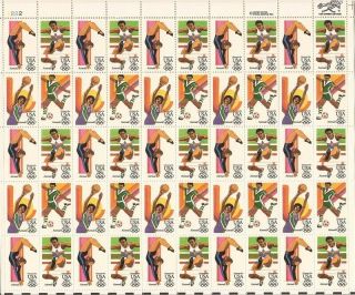 Us Stamps - 1983 28c Summer Olympics - 50 Stamp Sheet - Scott C101 - 4