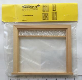 Dollhouse Miniature Timberbrook Picture Window