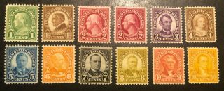 Tdstamps: Us Stamps Scott 632 - 634,  635 - 642 (12) Nh Og