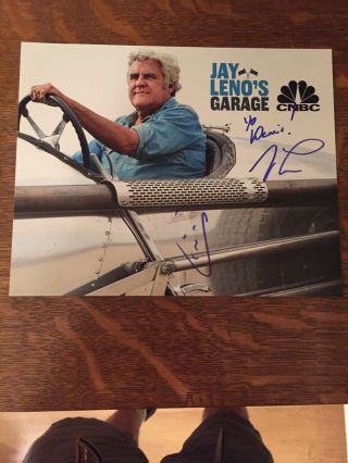 Jay Leno Autograph Signed 8x10 Photo Personalized To Dennis