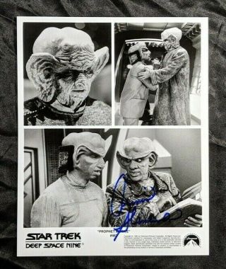 1995 Armin Shimerman Quark Star Trek Deep Space Nine Signed Auto Photo 8x10 (a2)