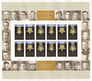 Us Stamp 2015 Medal Of Honor Vietnam War 24 Forever Stamp Folio 4988