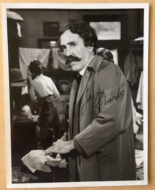 Jason Robards Signed Photo 7”x9” They Said It With Music: Yankee Doodle Special