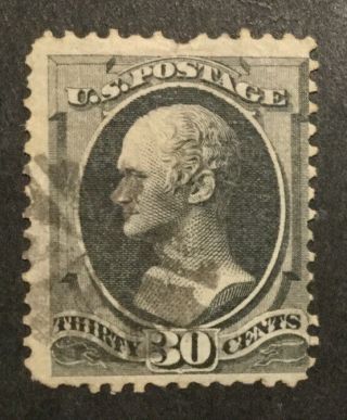 Tdstamps: Us Stamps Scott 154 30c Hamilton Pulled Perf Cv$300.  00