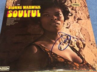 Dionne Warwick Signed Autographed Soulful Record Album Lp
