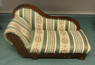 Dayton Hudson Victorian Style Heirloom Fainting Couch Chaise Lounge For 18 " Doll
