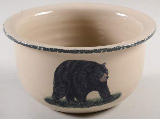 Home & Garden Party Northwoods Bear Soup Cereal Bowl 10522841
