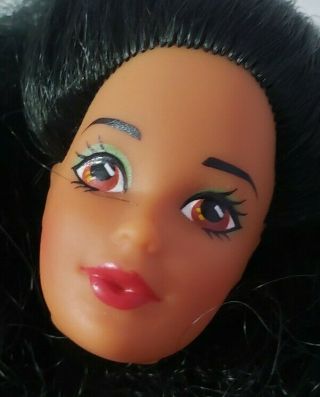 Barbie Doll Head Only For Replacement Or Ooak Dolls Of The World Spanish Barbie