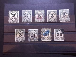 Gandg Us Stamps Bob Post Office Officials Mixed Lot Bv=$95