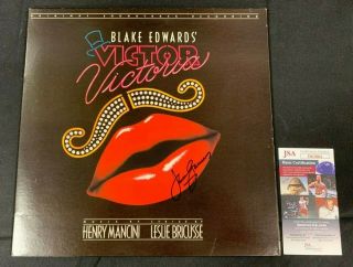 James Garner Hand Signed Autographed Victor Victoria Vinyl Soundtrack Jsa/coa