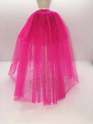 Barbie Doll Hot Pink Formal Length Petticoat Crinoline Slip Underskirt Lingerie