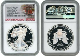 2018 S Eagle S$1 Limited Edition Ngc Pf70 Ultra Cameo First Day Of Issue 71 - 050