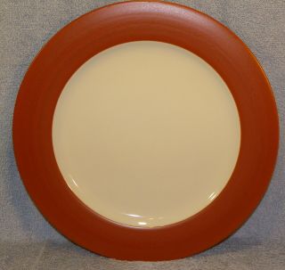 Noritake Colorwave Terra Cotta 12 1/2 " Rim Round Chop Platter Plate