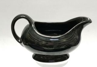 Open Sauce Boat Black Fiesta By The Homer Laughlin Co
