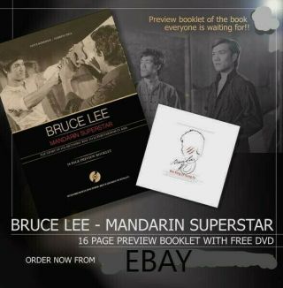 Bruce Lee Mandarin Superstar Booklet Plus Bruce Lee Documentary