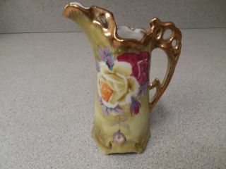 Vintage Nippon Cream Pitcher Hand Painted