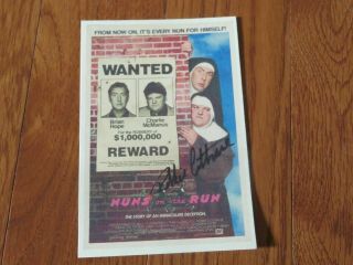 Robbie Coltrane Autographed 2x3 Photo Hand Signed Nuns On The Run