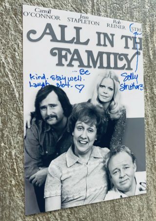 Sally Struthers All In The Family Retro Rolling Stone Cover Signed 4x6 Photo