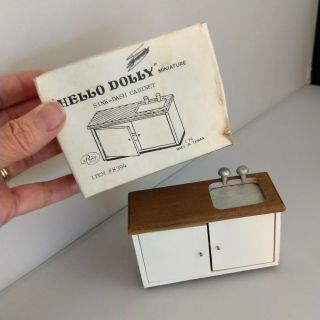 Hello Dolly Miniature Dollhouse Furniture Sin - Dash Cabinet 8394 Boxed