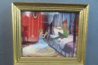 Miniature Dollhouse Peter Pan Framed Picture Art L1:12