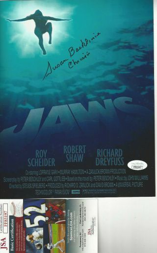 Shark Week Special Low Min Bid Jaws 1st Victim Autographed 8x10 Photo Jsa Cert