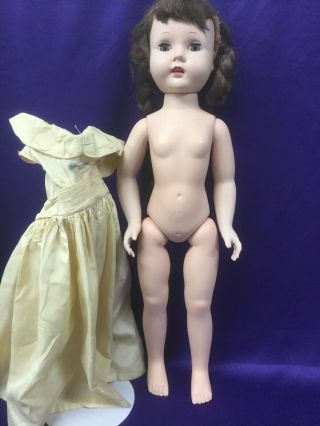 Unbranded Doll,  19 Inches Tall.  Walker,  Sleep Eyes.  Stitched Hair,  Poseable.