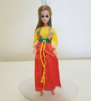Dawn Doll Angie 1970 Topper Toys K 10 Twist And Turn Dancing Angie 6 " P11a