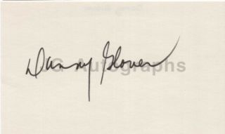 Danny Glover - Actor: " Lethal Weapon " - Authentic Autograph