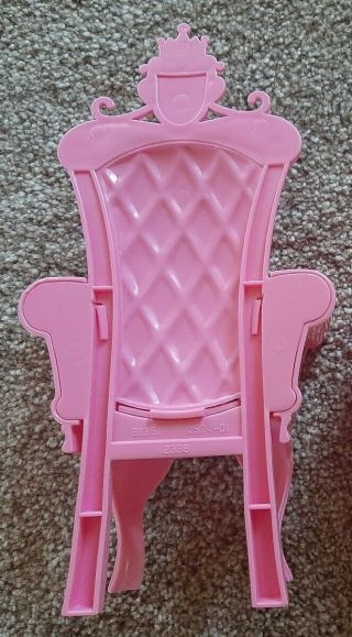 Mattel Barbie Swan Lake Pink Castle Throne Chair 2