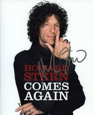 Howard Stern 8x10 Photo Signed Autographed