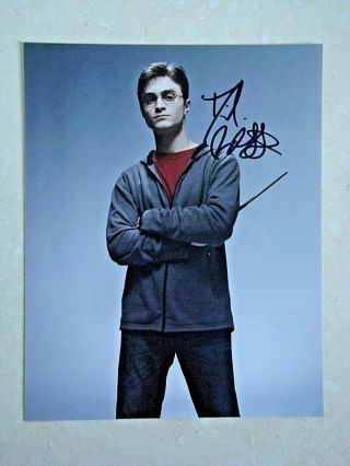 Daniel Radcliffe / Harry Potter / Signed 8x10 Celebrity Photo /