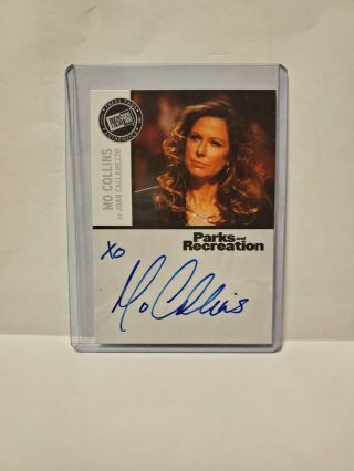 Mo Collins Parks And Recreation Press Pass Autograph Collectible Trading Card