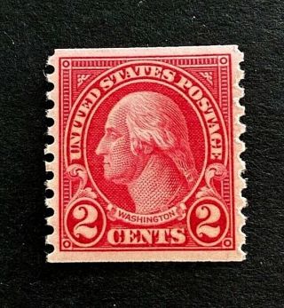 Us Stamps,  Scott 599 2c Washington 1923 Xf M/nh,  Sound And Po Fresh